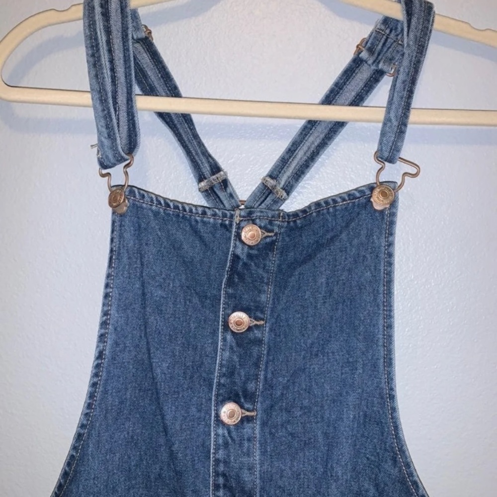 Distressed Overall Dress!